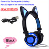 Cute LED Cat Ear Headphone