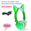 Cute LED Cat Ear Headphone