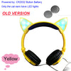 Cute LED Cat Ear Headphone